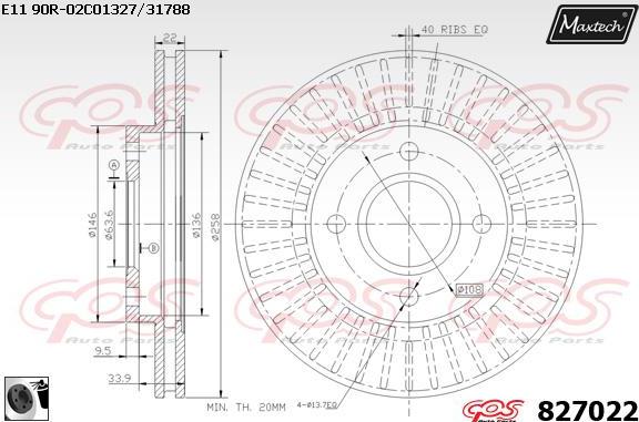 Maxtech 831175 - Discofreno autozon.pro