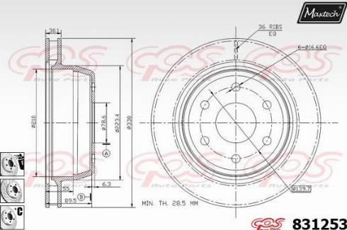 BENDIX 145282 - Discofreno autozon.pro