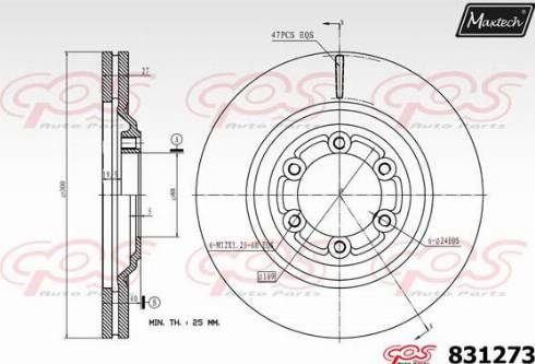 Maxtech 831273.0000 - Discofreno autozon.pro