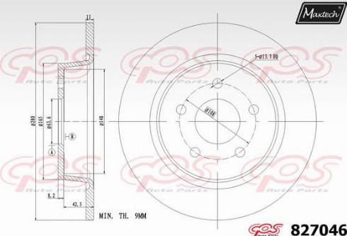 Maxtech 827046.0000 - Discofreno autozon.pro