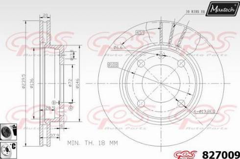 Maxtech 827009.6060 - Discofreno autozon.pro