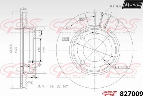 Maxtech 827009.0000 - Discofreno autozon.pro