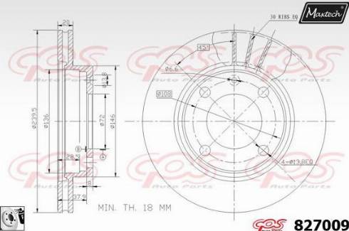 Maxtech 827009.0080 - Discofreno autozon.pro