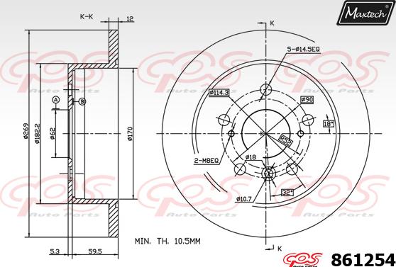 Maxtech 827001 - Discofreno autozon.pro