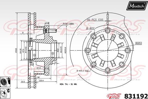 Maxtech 827010 - Discofreno autozon.pro