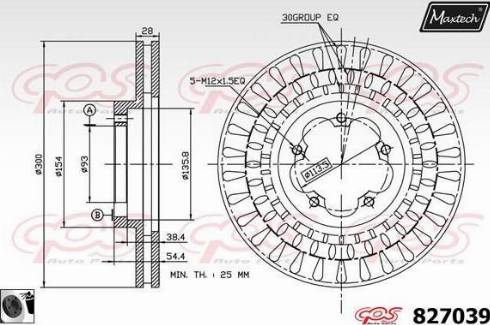 Maxtech 827039.0060 - Discofreno autozon.pro