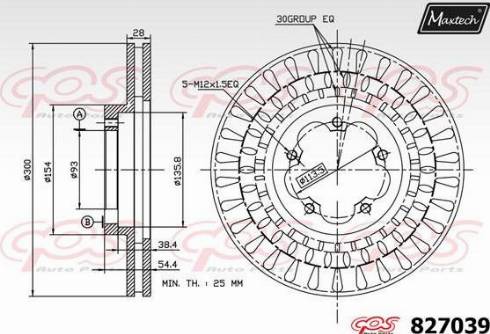 Maxtech 827039.0000 - Discofreno autozon.pro