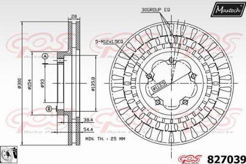 Maxtech 827039.0080 - Discofreno autozon.pro