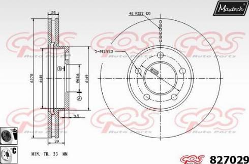 Maxtech 827029.6060 - Discofreno autozon.pro