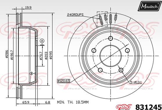 Maxtech 827023 - Discofreno autozon.pro