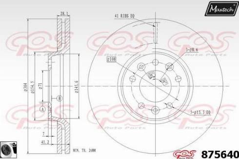 Maxtech 875640.0060 - Discofreno autozon.pro