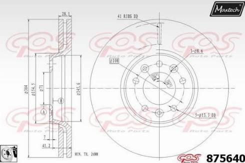 Maxtech 875640.0080 - Discofreno autozon.pro