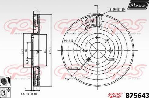 Maxtech 875643.6060 - Discofreno autozon.pro