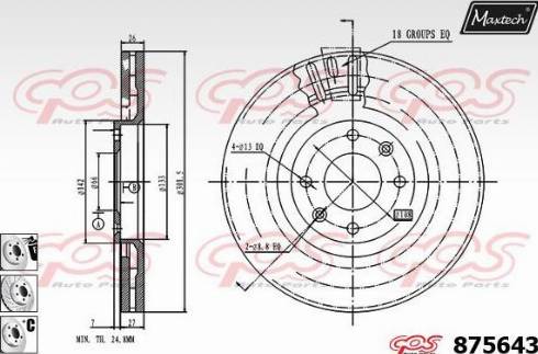 Maxtech 875643.6980 - Discofreno autozon.pro