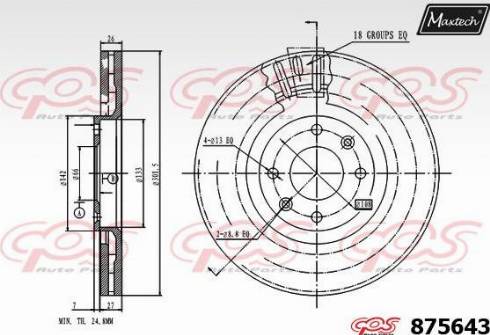 Maxtech 875643.0000 - Discofreno autozon.pro