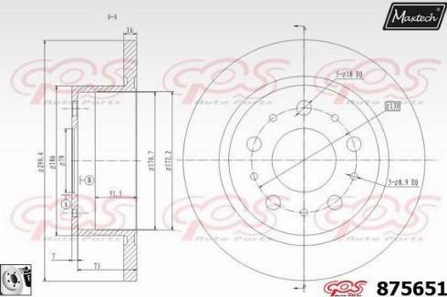 Maxtech 875651.0080 - Discofreno autozon.pro