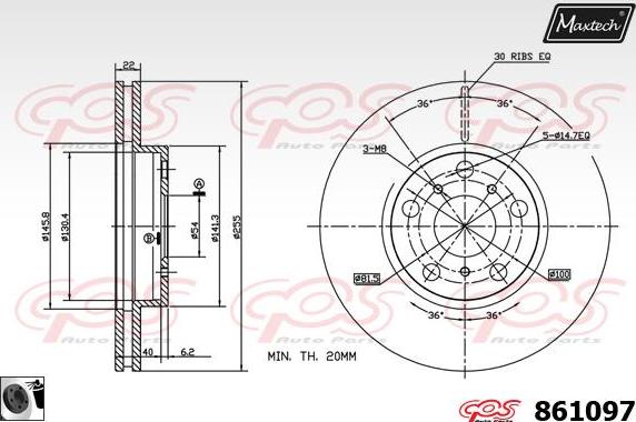 Maxtech 875651 - Discofreno autozon.pro