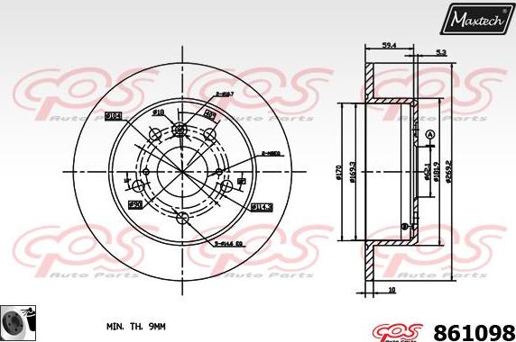 Maxtech 875652 - Discofreno autozon.pro