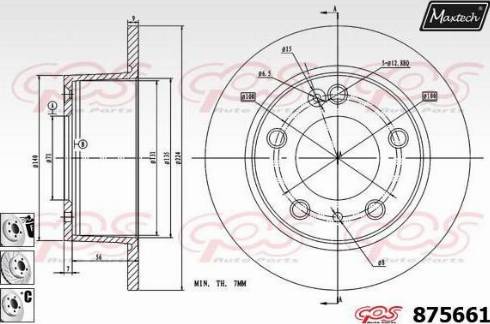 Maxtech 875661.6880 - Discofreno autozon.pro