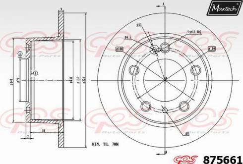 Maxtech 875661.0000 - Discofreno autozon.pro