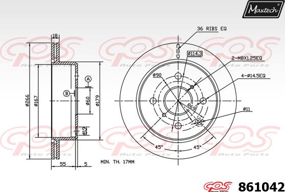 Maxtech 875606 - Discofreno autozon.pro