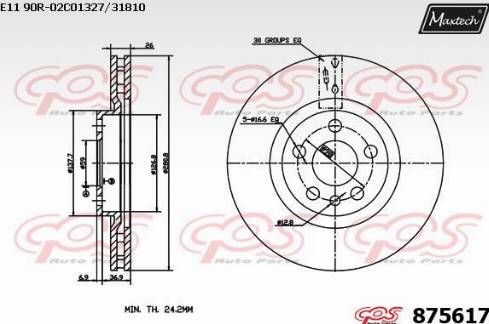 Maxtech 875617.0000 - Discofreno autozon.pro