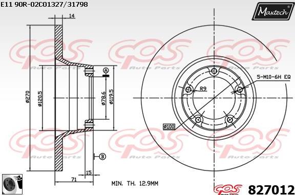 Maxtech 875617 - Discofreno autozon.pro