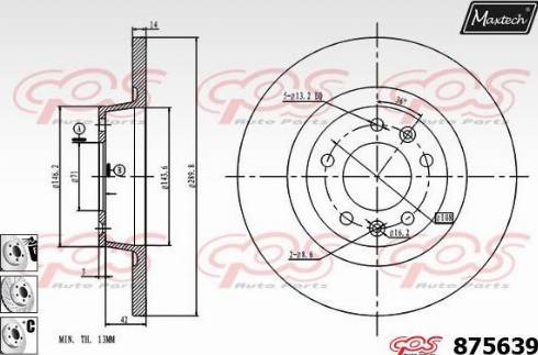 Maxtech 875639.6880 - Discofreno autozon.pro