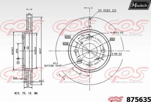 Maxtech 875635.0000 - Discofreno autozon.pro