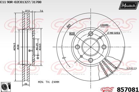 Maxtech 875638 - Discofreno autozon.pro