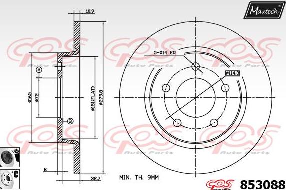 Maxtech 875632 - Discofreno autozon.pro