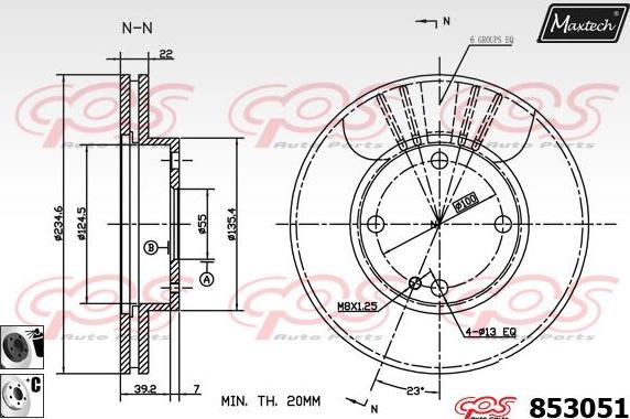 Maxtech 875624 - Discofreno autozon.pro