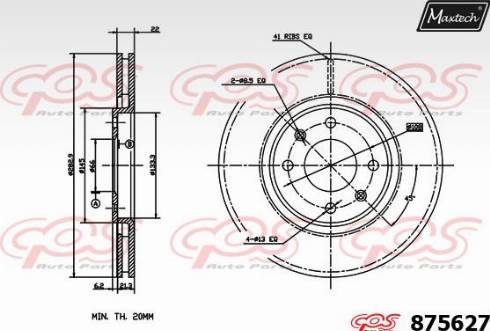 Maxtech 875627.0000 - Discofreno autozon.pro