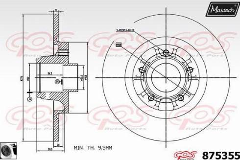 Maxtech 875355.0065 - Discofreno autozon.pro