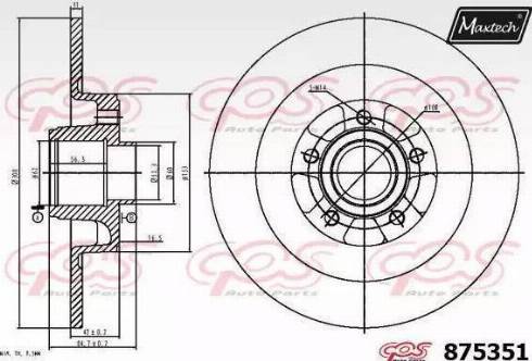 Maxtech 875351.0005 - Discofreno autozon.pro