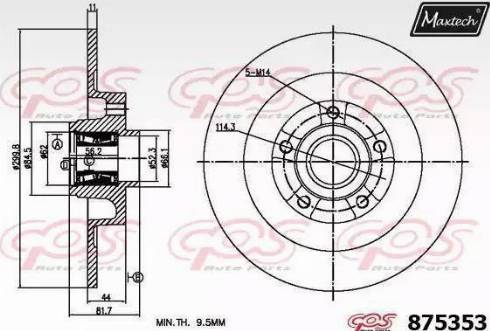 Maxtech 875353.0005 - Discofreno autozon.pro