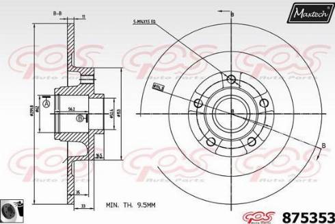 Maxtech 875353.0065 - Discofreno autozon.pro