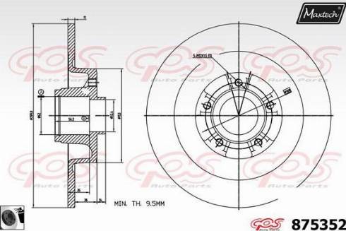 Maxtech 875352.0065 - Discofreno autozon.pro