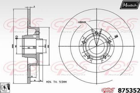 Maxtech 875352.0085 - Discofreno autozon.pro