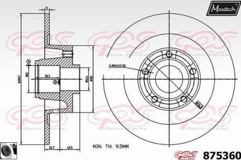 Maxtech 875360.0065 - Discofreno autozon.pro