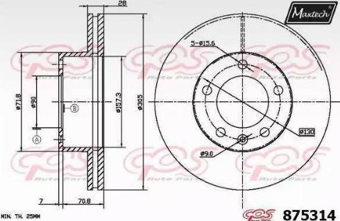 Maxtech 875314.6880 - Discofreno autozon.pro