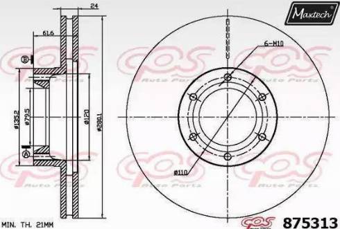 Maxtech 875313.0000 - Discofreno autozon.pro