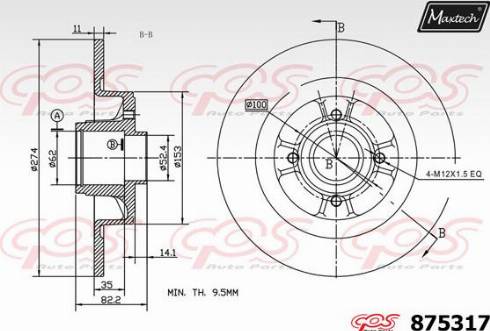 Maxtech 875317.0001 - Discofreno autozon.pro