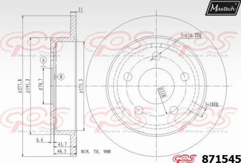 Maxtech 871545.0000 - Discofreno autozon.pro