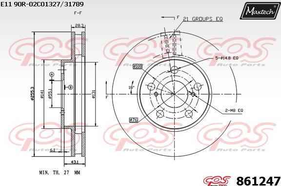 Maxtech 871545 - Discofreno autozon.pro