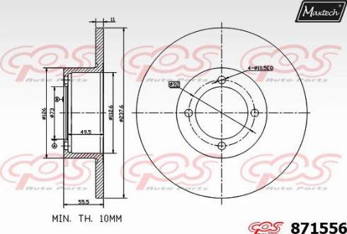 Maxtech 871556.0000 - Discofreno autozon.pro