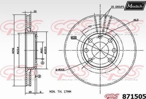 Maxtech 871505.0000 - Discofreno autozon.pro