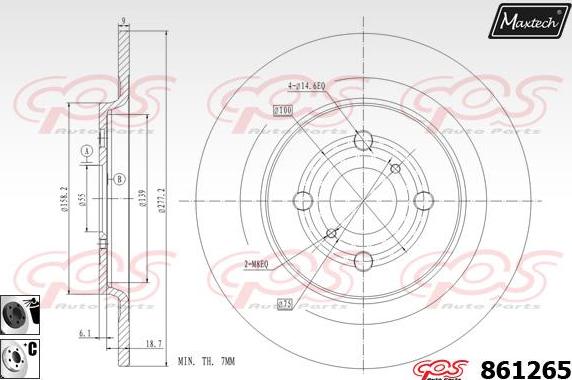 Maxtech 871506 - Discofreno autozon.pro