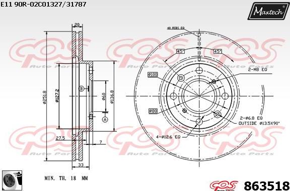 Maxtech 871531 - Discofreno autozon.pro