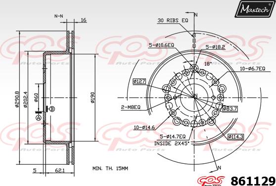 Maxtech 871528 - Discofreno autozon.pro